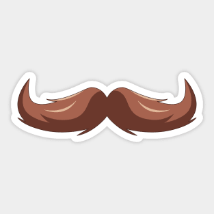 Mustache Sticker